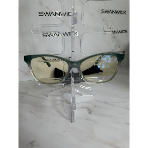 Swanwick Day Cat Eye Glasses (regular fit)  Blue Light Blocking Teal Ref 1016 - Picture 1 of 10